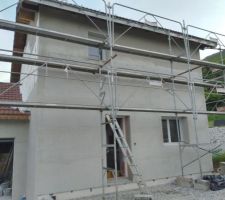 Pose du treillis fibre de verre