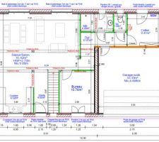 Plan du RDC et du garage