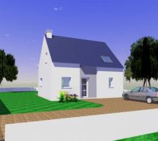 Vue 3D maison