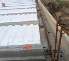 Pr&eacute;paration ma&ccedil;on avant coulage de la dalle