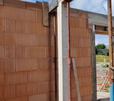 Poteau et poutre bureau