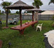 Table douglas 4m fini 
Plus qu'à faire des bancs