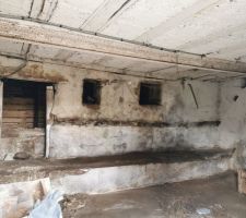 Ecurie avant piquage du b&eacute;ton