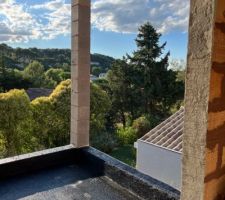 Poursuite de l'isolation et étanchéité du toit terrasse 
complexe bicouche élastomère
ELASTOPHENE FLAM 25 ARDOISE