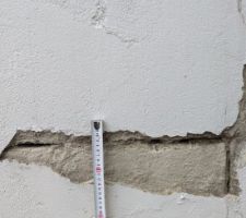 Fissures mur