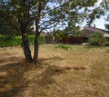 Vue de l'entr&eacute;e, direction sud