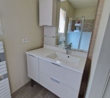 Salle d'eau à côté de la suite parentale