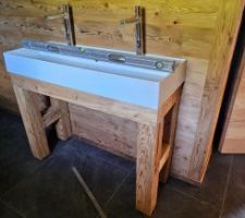 1er plan + vasque terminé (hors raccords).