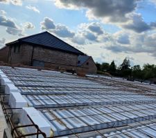 Plancher &eacute;tage - vue du dessus