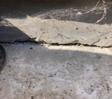 Jonction maison-terrasse au bout de 2 ans