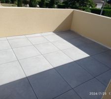 Toiture Terrasse sur plot (carrelage point p)