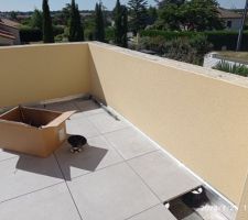 Toiture Terrasse sur plot (carrelage point p)