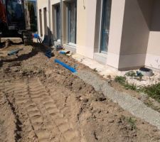 Travaux de terrassement et mise en forme du terrain