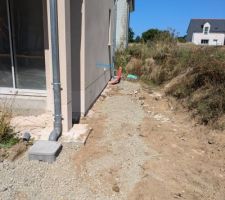 Travaux de terrassement et mise en forme du terrain
