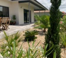 Jardin terminé plantes Pépinière Bonneau