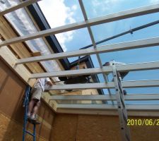 Vu de l'intérieur du patio