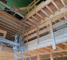 Emplacement du futur escalier