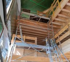 Emplacement du futur escalier