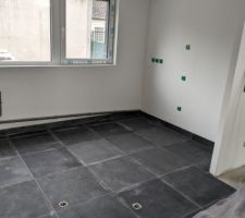 Rendu du parquet de la cuisine