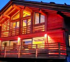 chalet dans les alpes