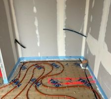 Installation plancher chauffant