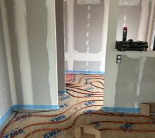 Installation plancher chauffant
