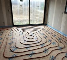 Installation plancher chauffant