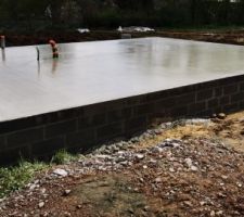 Coulage de la dalle 24 04 2023