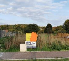 18 10 2022 Affichage permis de construire sur terrain