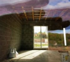 23 04 2024 Pose des rails plafond