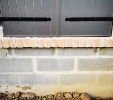 Appui de fen&ecirc;tre brique et pose volets
