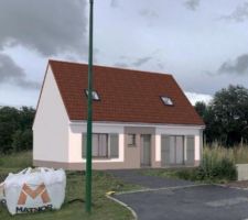 Photo 3d permis construire modificatif août 2023