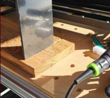 Essai fabrication d'&eacute;tag&egrave;res avec defonceuse...concluant.