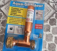 A défaut d'une intervention par Eglantine , Test anti coup de bélier pour lave linge