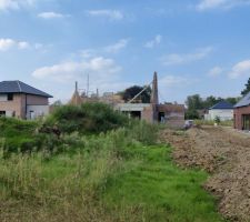Vue du fond du jardin