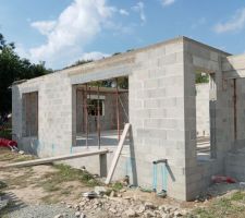 L'avancement du chantier suit son court.