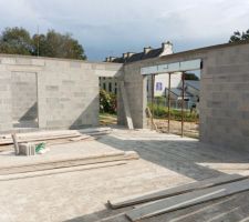 L'avancement du chantier suit son court.