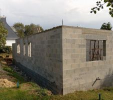 L'avancement du chantier suit son court.