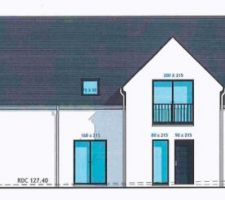 Plan façade avant