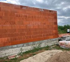 D&eacute;but des murs