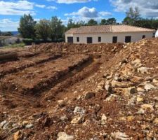 Notre terrain propre sans arbres ni souches