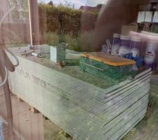 Livraison du placo pendant nos congés