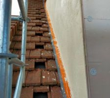 Application du crépi