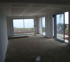 Premi&egrave;re couche de peinture