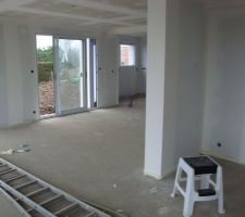 Premi&egrave;re couche de peinture