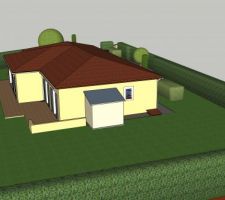 Vue est de la maison - Ou mettre l'unité extérieure?