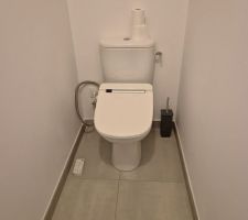 Installation d'un siège autolavant