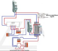 Branchement relai SSR sur chauffe-eau ACI à l'aide d'un contacter de puissance