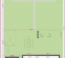 Rez de jardin + garage indépendant + gros cabanon + dépendance à rénover