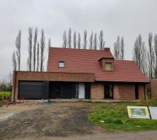 Facade avant avec les fenêtres